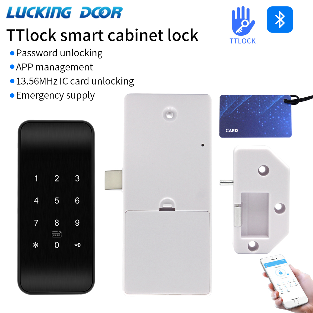 Furniture Home Hardware - TTLOCK 13.56Mhz Fingerprint Drawer Lock Furniture