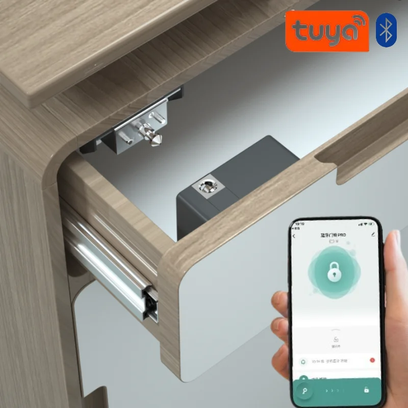 Furniture Home Hardware - Tuya Smart Cabinet Door Lock Keyless