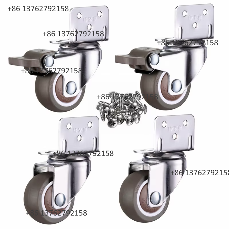 4Pcs Soft Rubber Quiet Swivel  - Furniture And Hardware ulasan dan harga