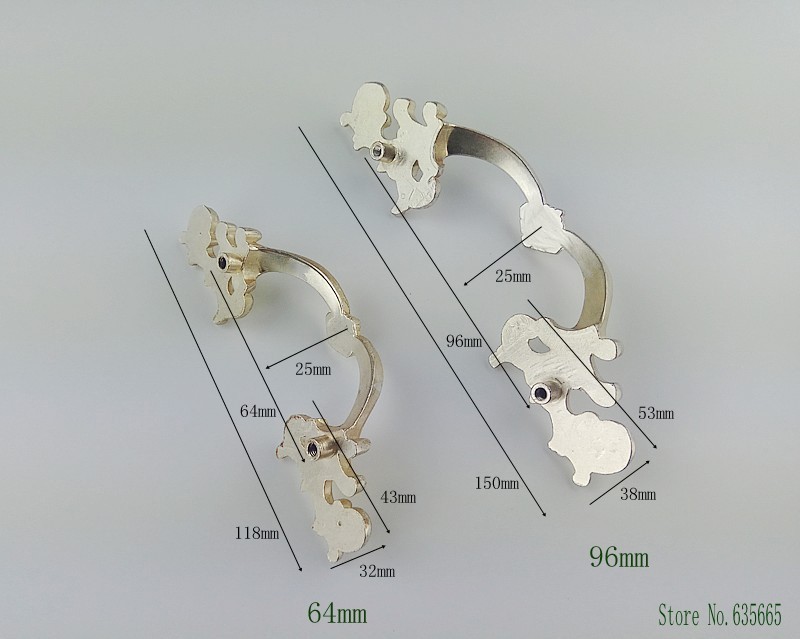 Antique Silver Classic Furnitu - Furniture Hardware Drawer Pulls ulasan dan harga