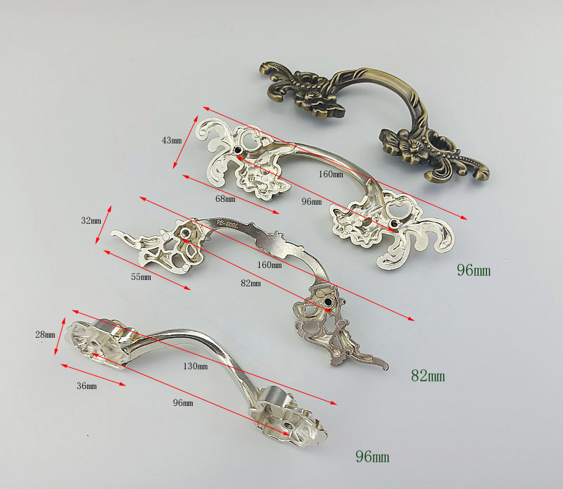 Antique Silver Classic Furnitu - Furniture Hardware Drawer Pulls ulasan dan harga