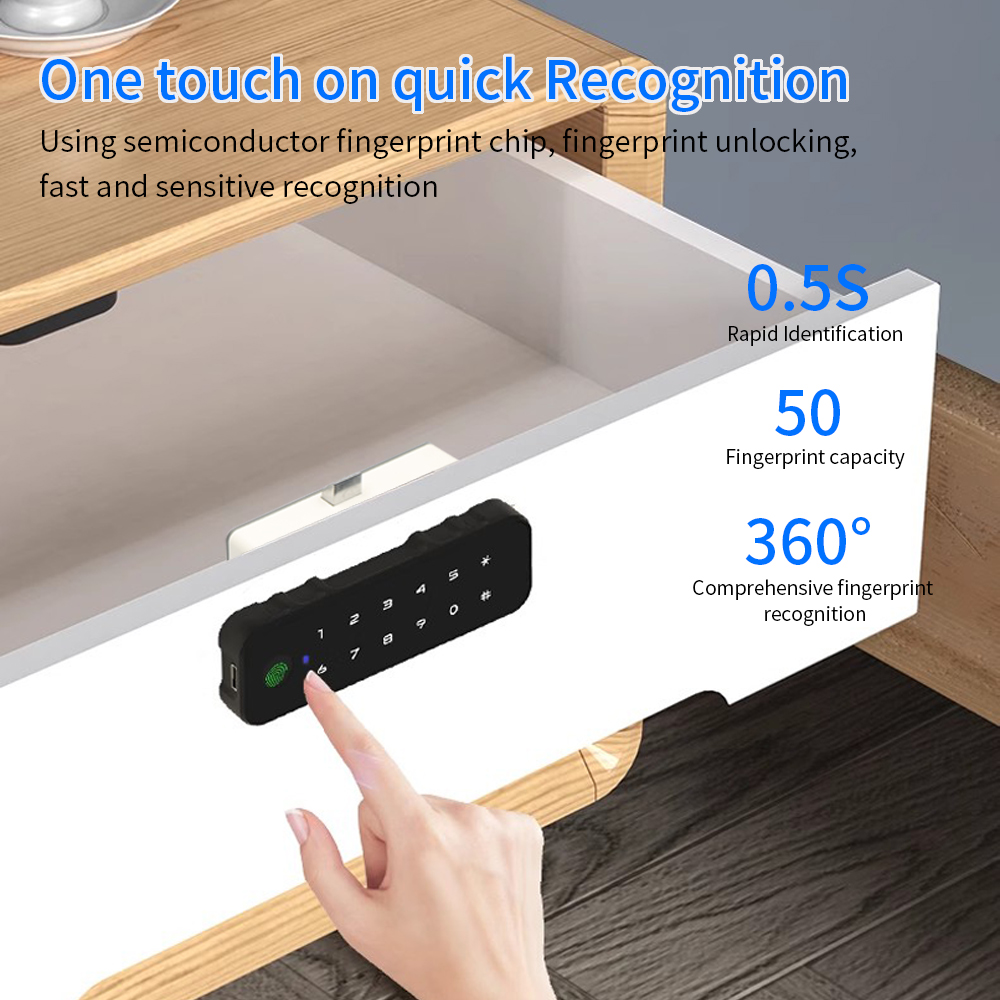 Tuya Bluetooth Smart Wood Cabi - Furniture And Hardware ulasan dan harga