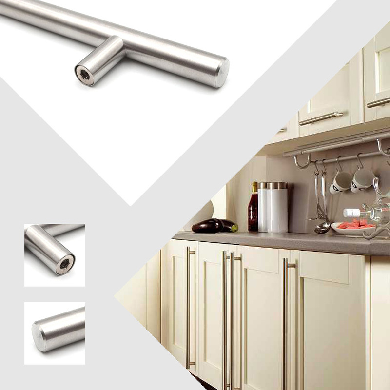 Modern Gold Brushed Straight C - Furniture Hardware Drawer Pulls ulasan dan harga