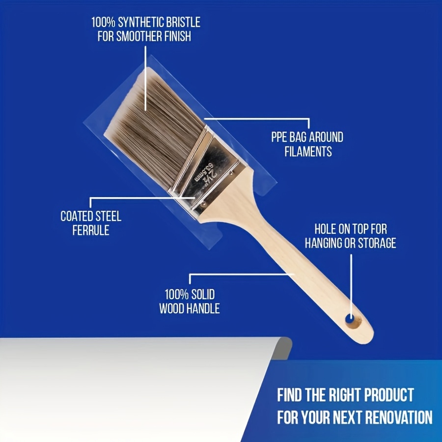 5Pcs High Quality Paint Brush  - Furniture Home Hardware ulasan dan harga