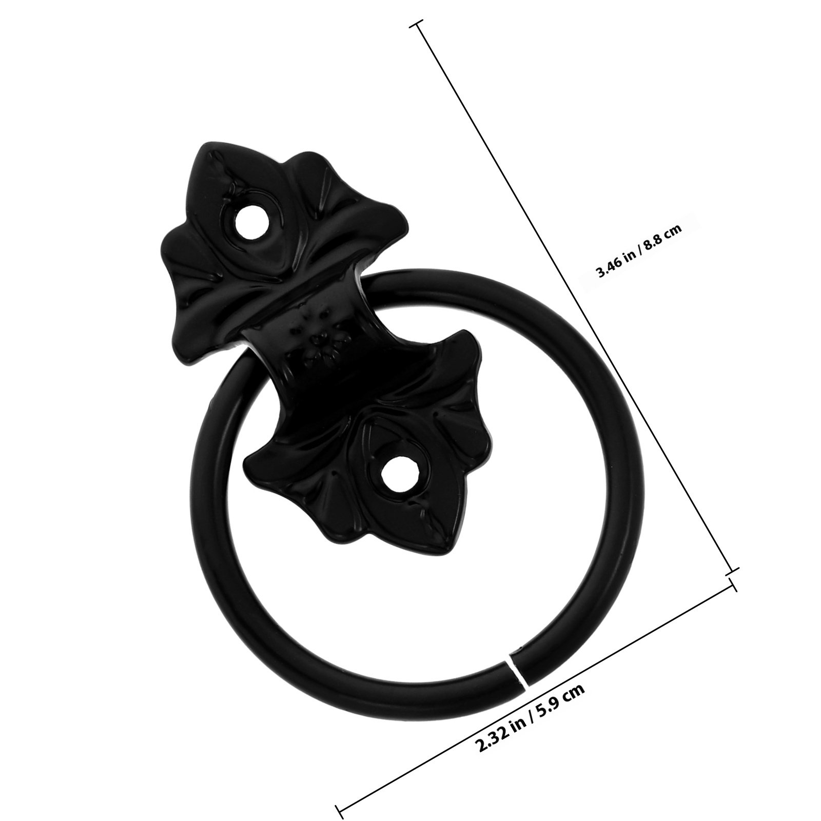 2Pcs Vintage Round Pull Rings  - Furniture Hardware Drop Pulls ulasan dan harga