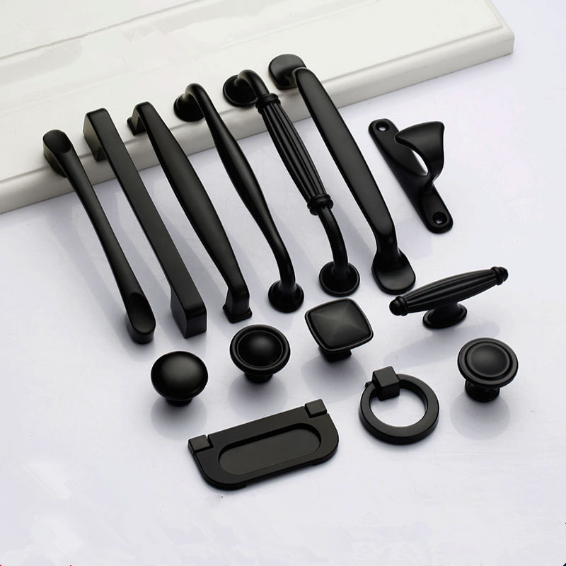 Black Handles for Furniture Ca - Furniture Hardware Drawer Pulls ulasan dan harga