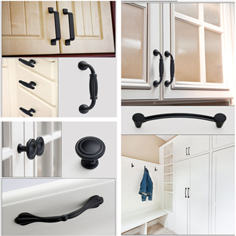 Black Handles for Furniture Ca - Furniture Hardware Drawer Pulls ulasan dan harga