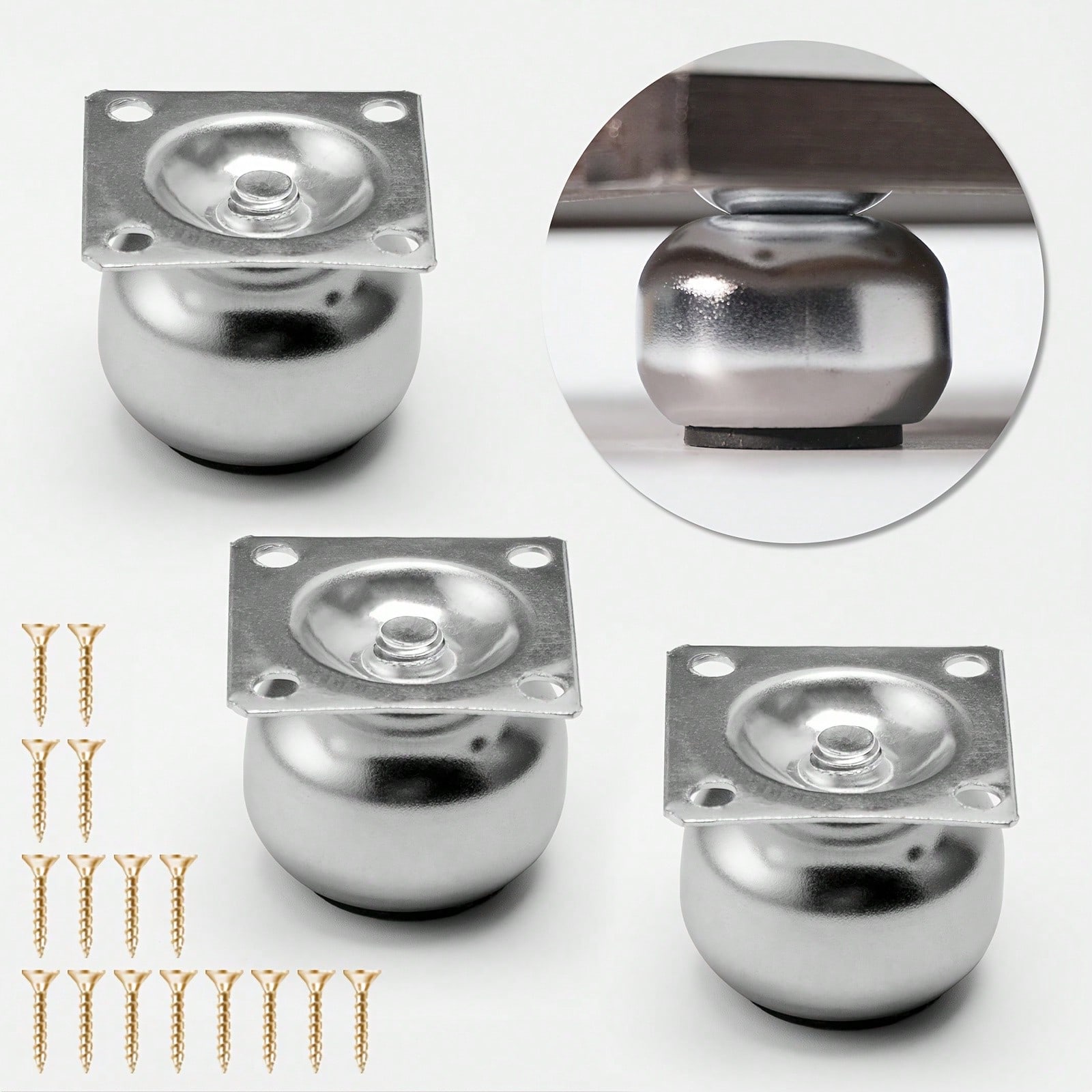[4 Pieces of Metal Furniture L - Cabinet Hinge Overlay ulasan dan harga