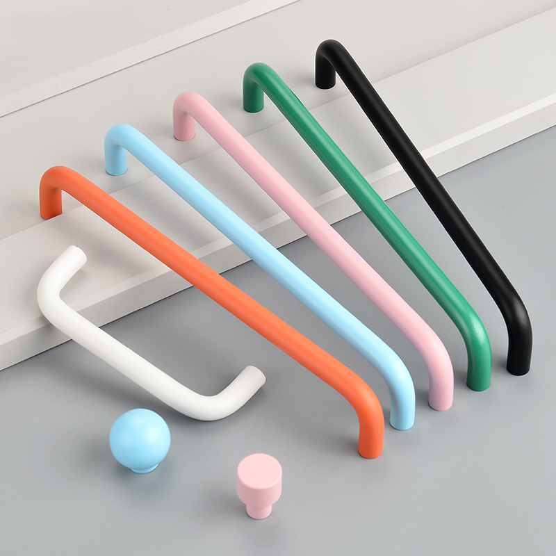 U Type Colorful Kitchen Cabine - Furniture Hardware Drawer Pulls ulasan dan harga