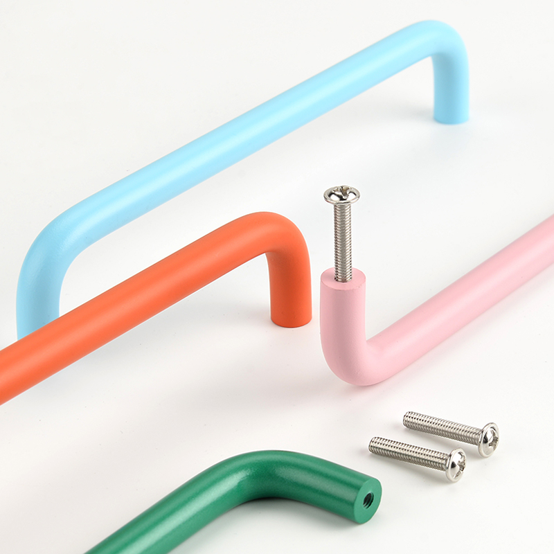 U Type Colorful Kitchen Cabine - Furniture Hardware Drawer Pulls ulasan dan harga