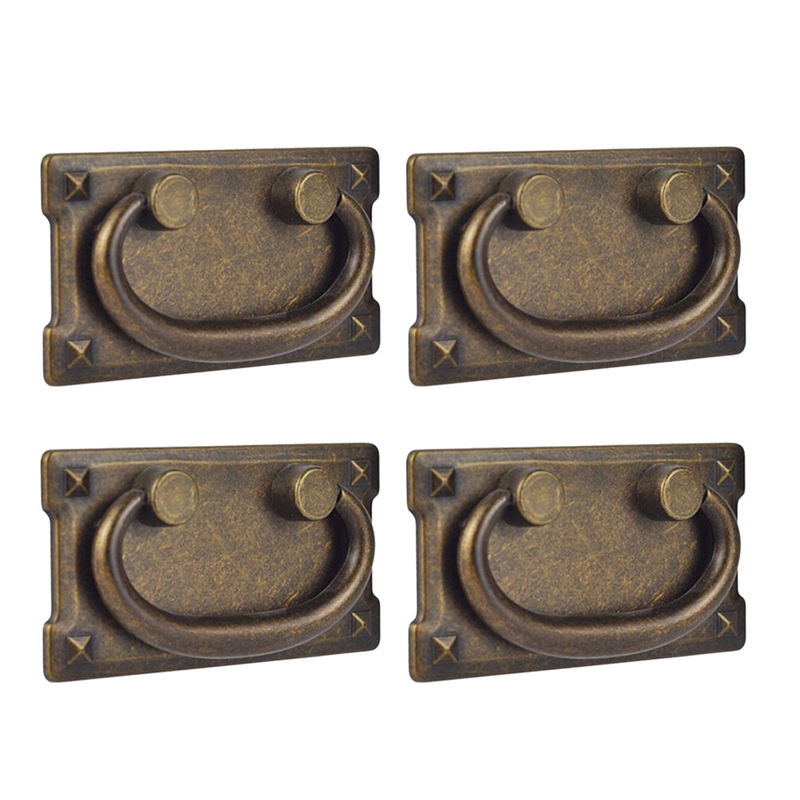 4Pcs Vintage Antique Bronze Dr - Furniture Home Hardware ulasan dan harga