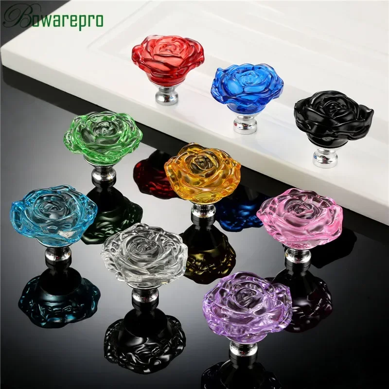 bowarepro 50MM Crystal Rose Gl - Furniture Hardware Drawer Pulls ulasan dan harga