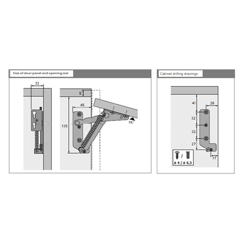 75STO-2Pcs Folding Sofa Bed Sp - Cabinet Hinge Overlay ulasan dan harga