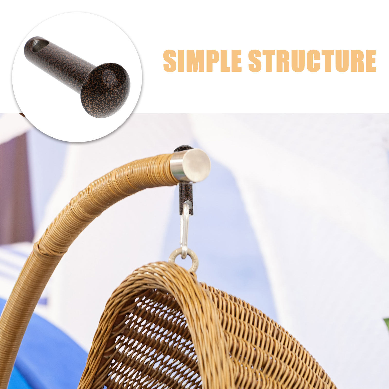 2Pcs Hammock Chair Pin Plug He - Furniture And Hardware ulasan dan harga