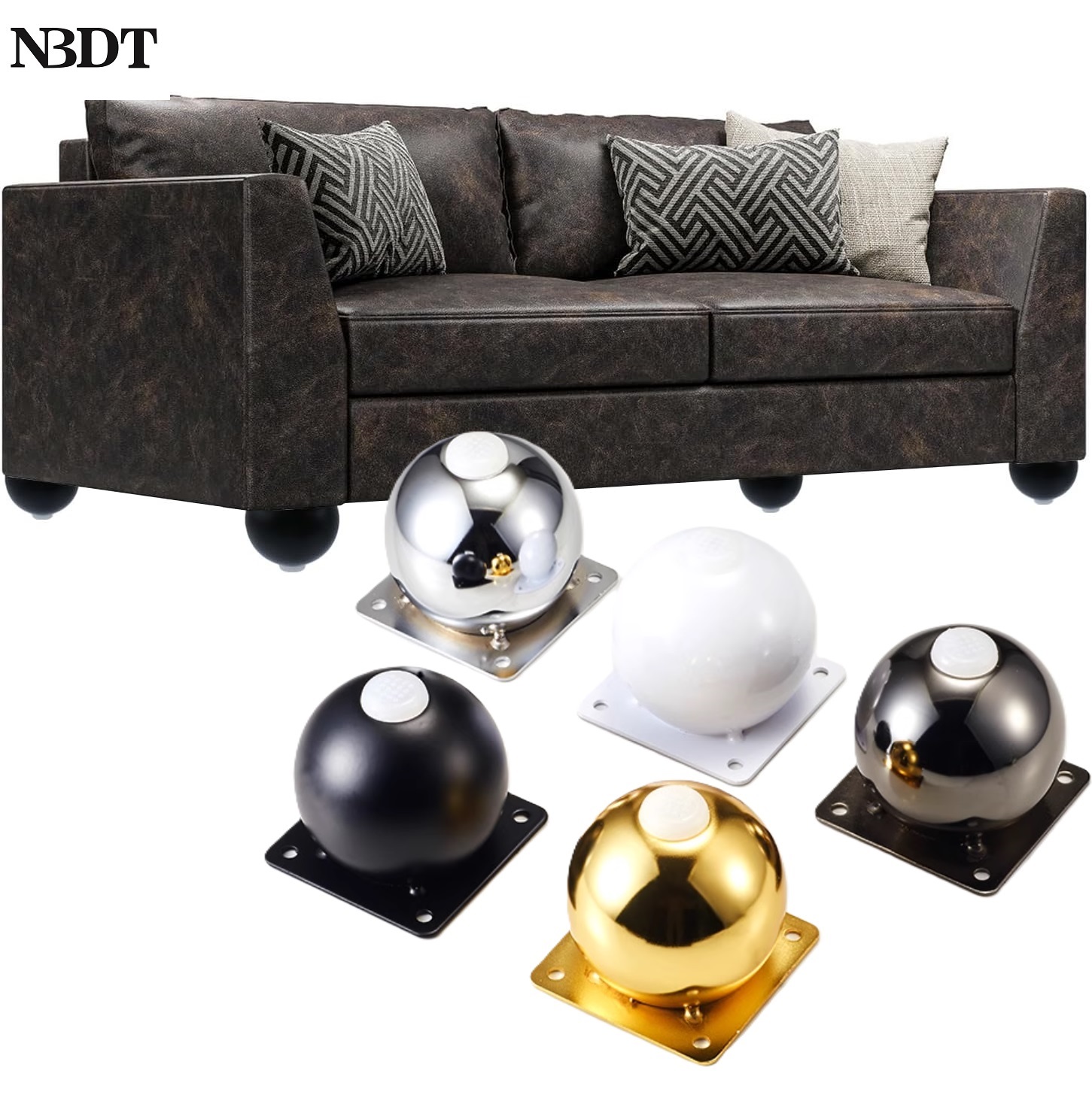 4Pcs Steel Ball Shaped Furnitu - Cabinet Hinge Overlay ulasan dan harga