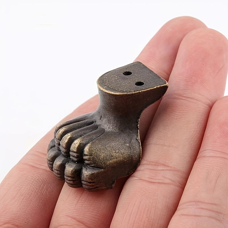 8pcs Antique Foot Brass Jewelr - Cabinet Hinge Overlay ulasan dan harga