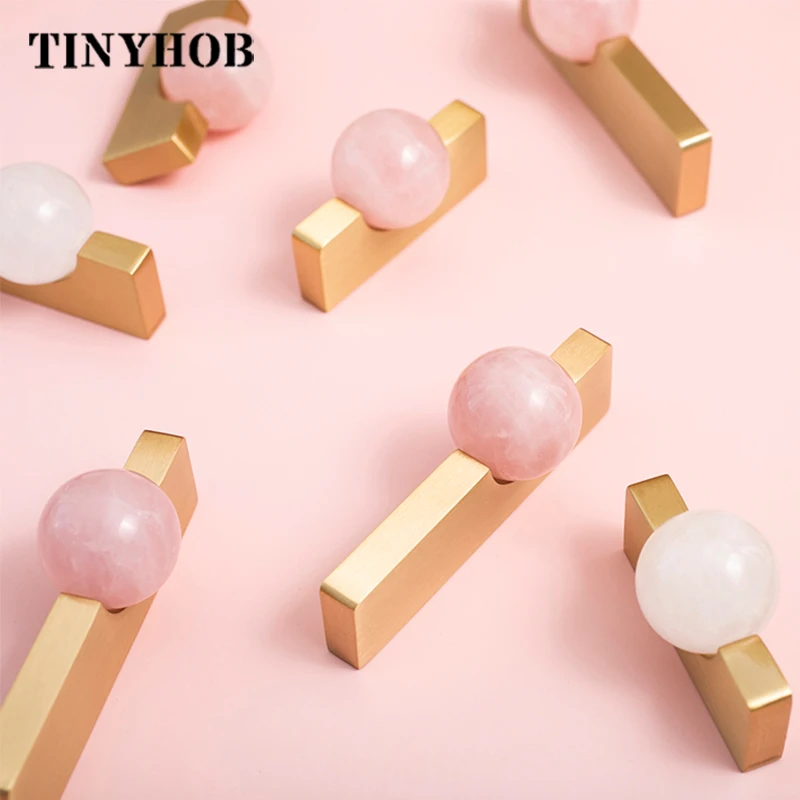 White Crystal Ball+Brass Furni - Furniture Hardware Drop Pulls ulasan dan harga