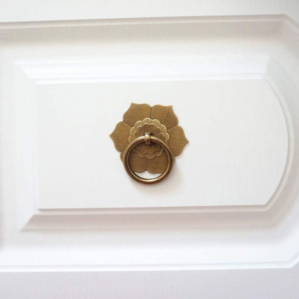 1PC Antique Bronze Brass Drawe - Furniture Hardware Drop Pulls ulasan dan harga