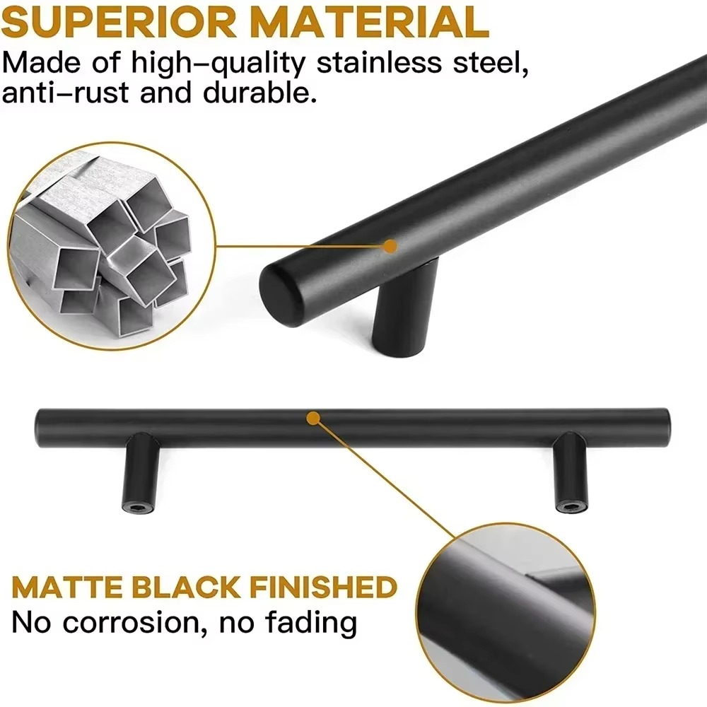 20 PCS Cabinet Pulls Matte Bla - Furniture Hardware Drawer Pulls ulasan dan harga