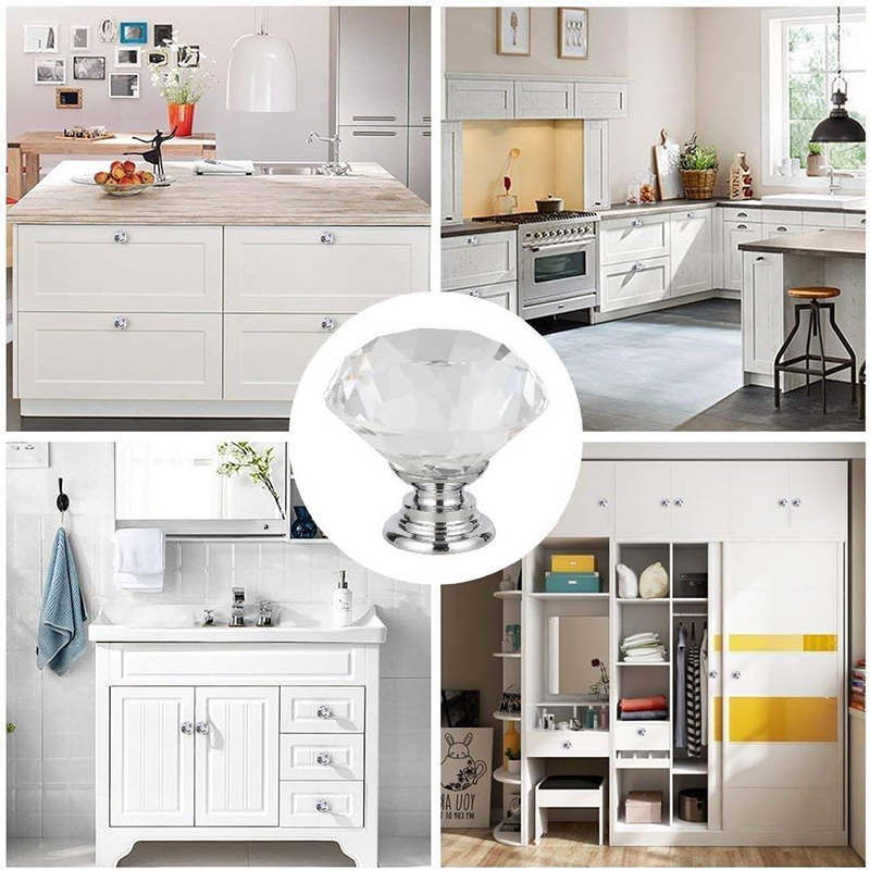 6Pcs Cabinet Knob with Screws  - Furniture Home Hardware ulasan dan harga