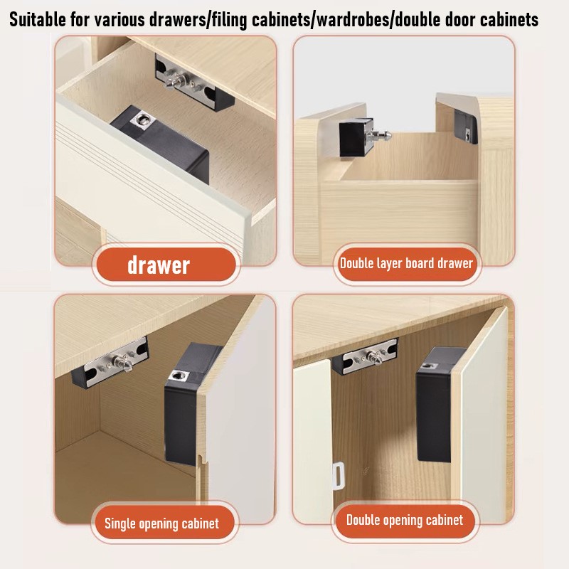 Tuya Smart Cabinet Door Lock K - Furniture Home Hardware ulasan dan harga