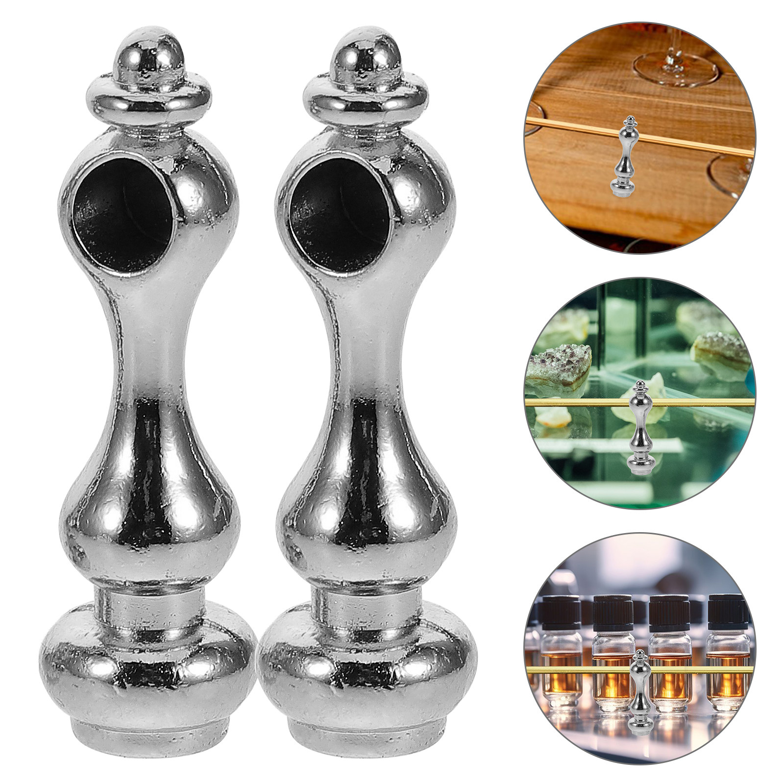 4Pcs Glass Railing Post End Ca - Furniture And Hardware ulasan dan harga